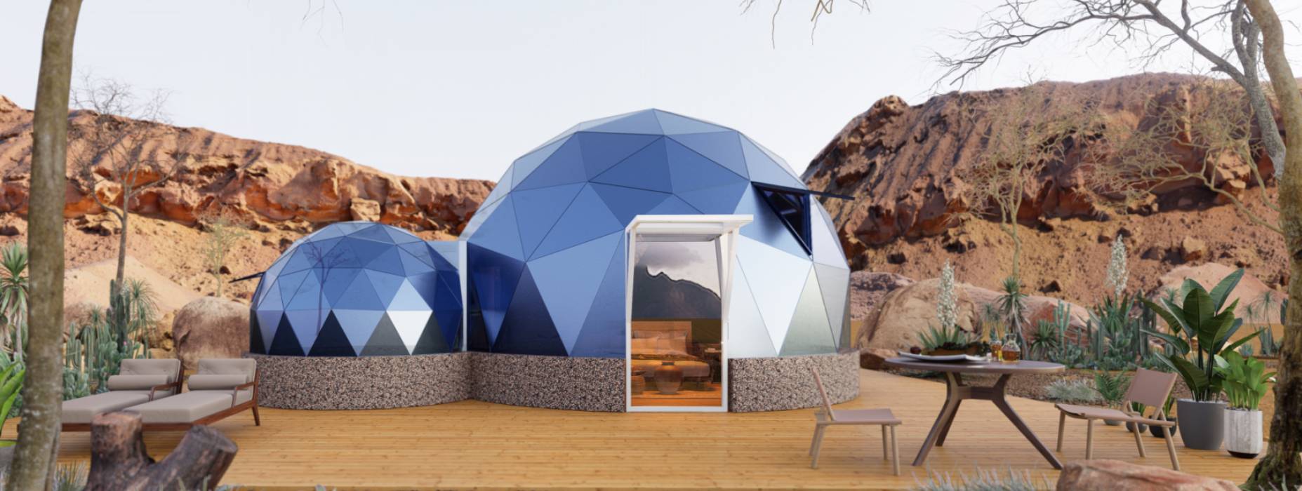 慈溪市球形智能光伏玻璃星空房